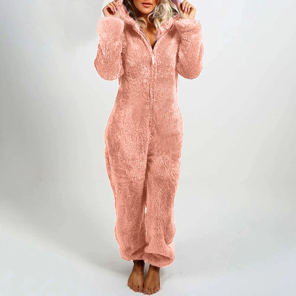 Combinaison teddy bear ludique pour femmes - Douceur et confort tout au long de la journée - Projet Paris