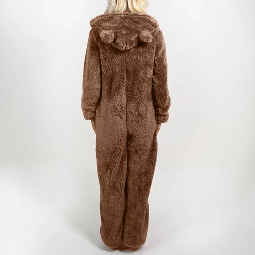Combinaison teddy bear ludique pour femmes - Douceur et confort tout au long de la journée - Projet Paris