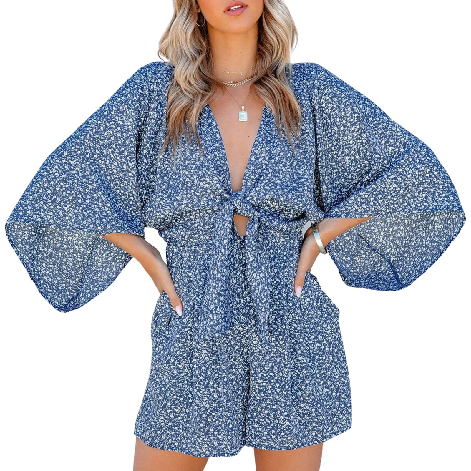Playsuit avec Nœud - Projet Paris - Casual et stylé - Confortable pour l'été