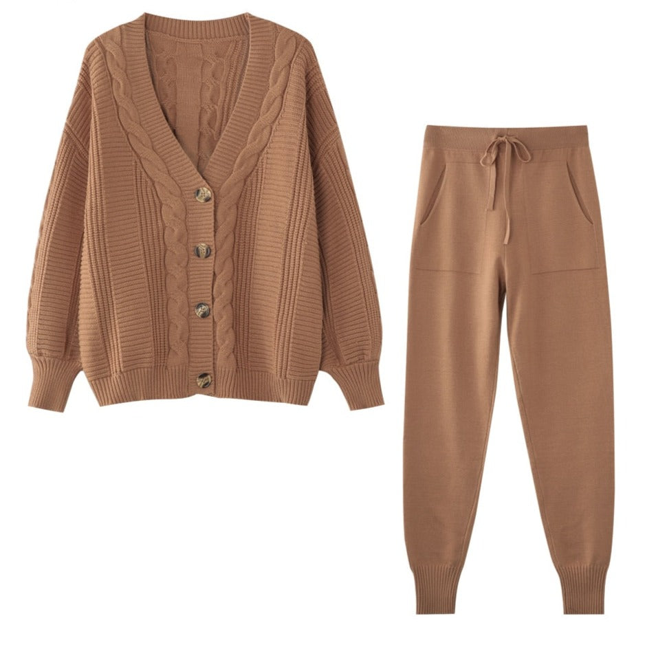 Ensemble 2 Pièces avec Cardigan en Maille - Projet Paris - Élégance et douceur intemporelles
