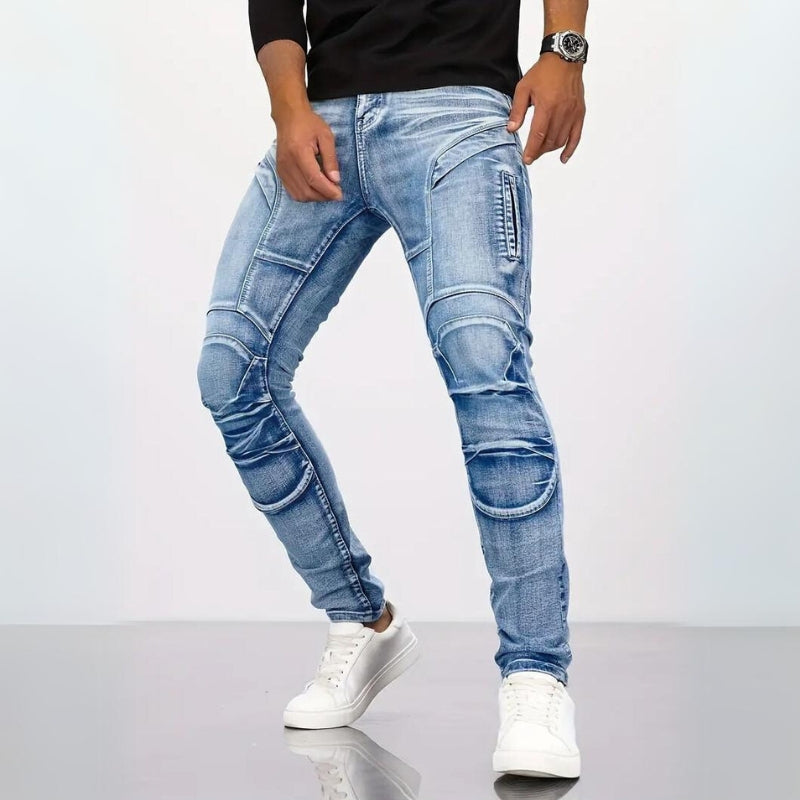 Jean slim en denim - Urban Hype™ - Projet Paris - Coupe ajustée - Confort stretch
