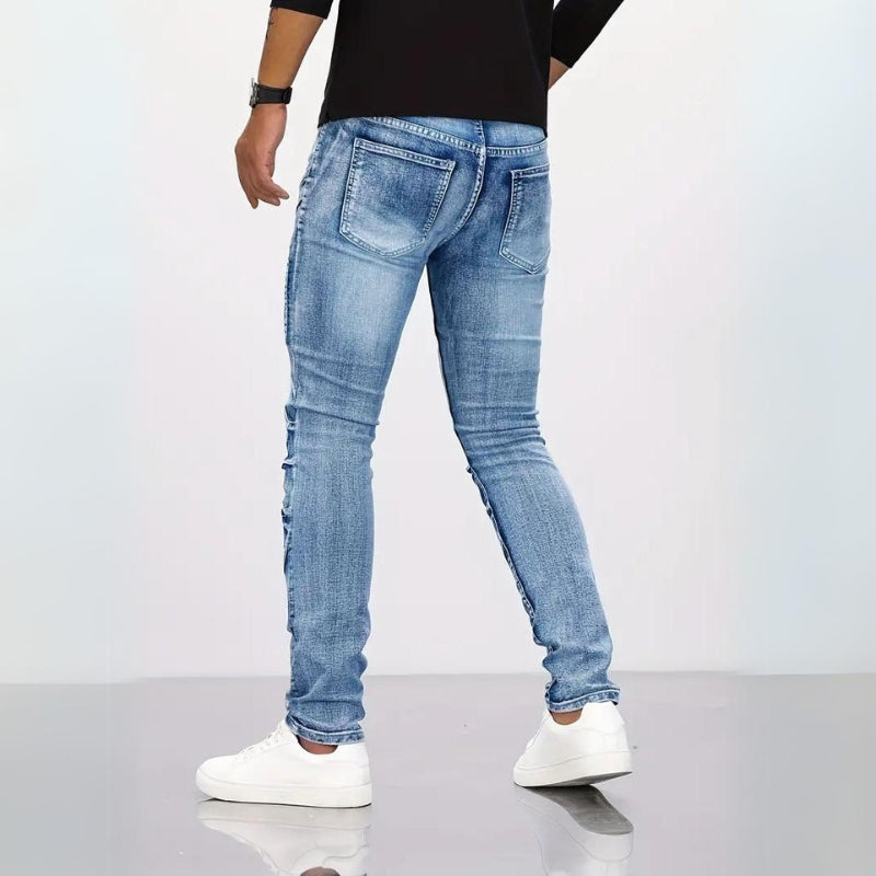 Jean slim en denim - Urban Hype™ - Projet Paris - Coupe ajustée - Confort stretch