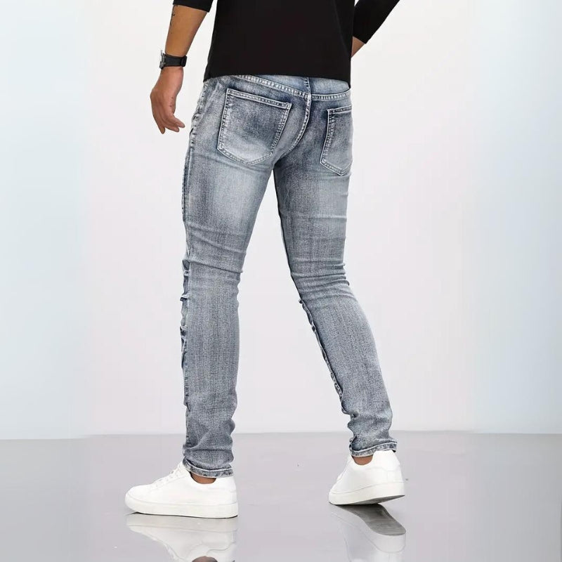 Jean slim en denim - Urban Hype™ - Projet Paris - Coupe ajustée - Confort stretch