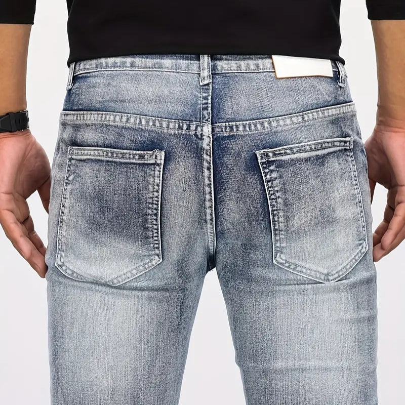 Jean slim en denim - Urban Hype™ - Projet Paris - Coupe ajustée - Confort stretch