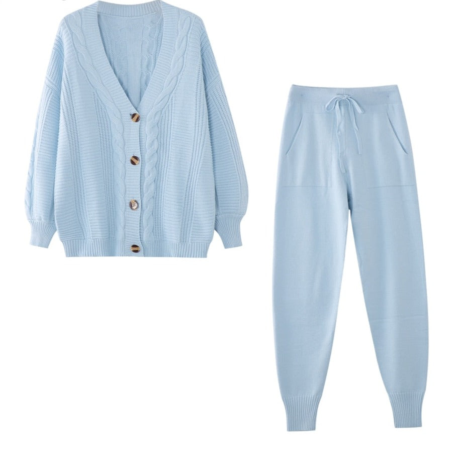Ensemble 2 Pièces avec Cardigan en Maille - Projet Paris - Élégance et douceur intemporelles