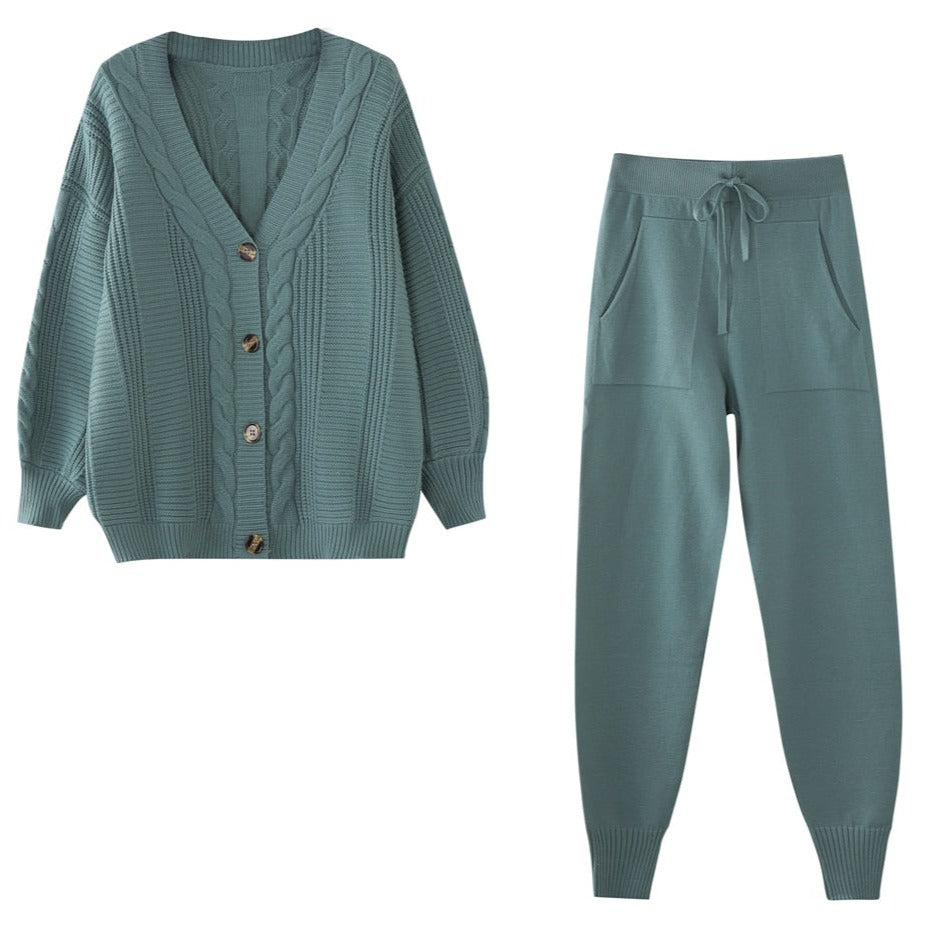 Ensemble 2 Pièces avec Cardigan en Maille - Projet Paris - Élégance et douceur intemporelles