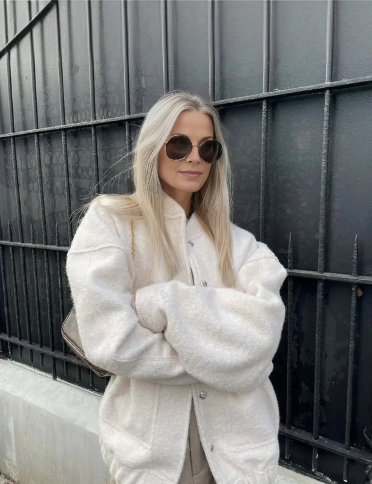 Bomber oversize - Projet Paris - Style audacieux et confortable - Parfait pour un look urbain