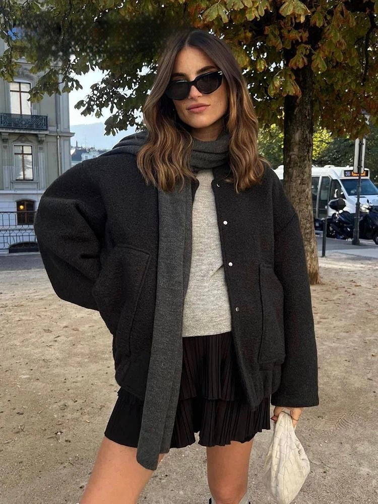 Bomber oversize - Projet Paris - Style audacieux et confortable - Parfait pour un look urbain