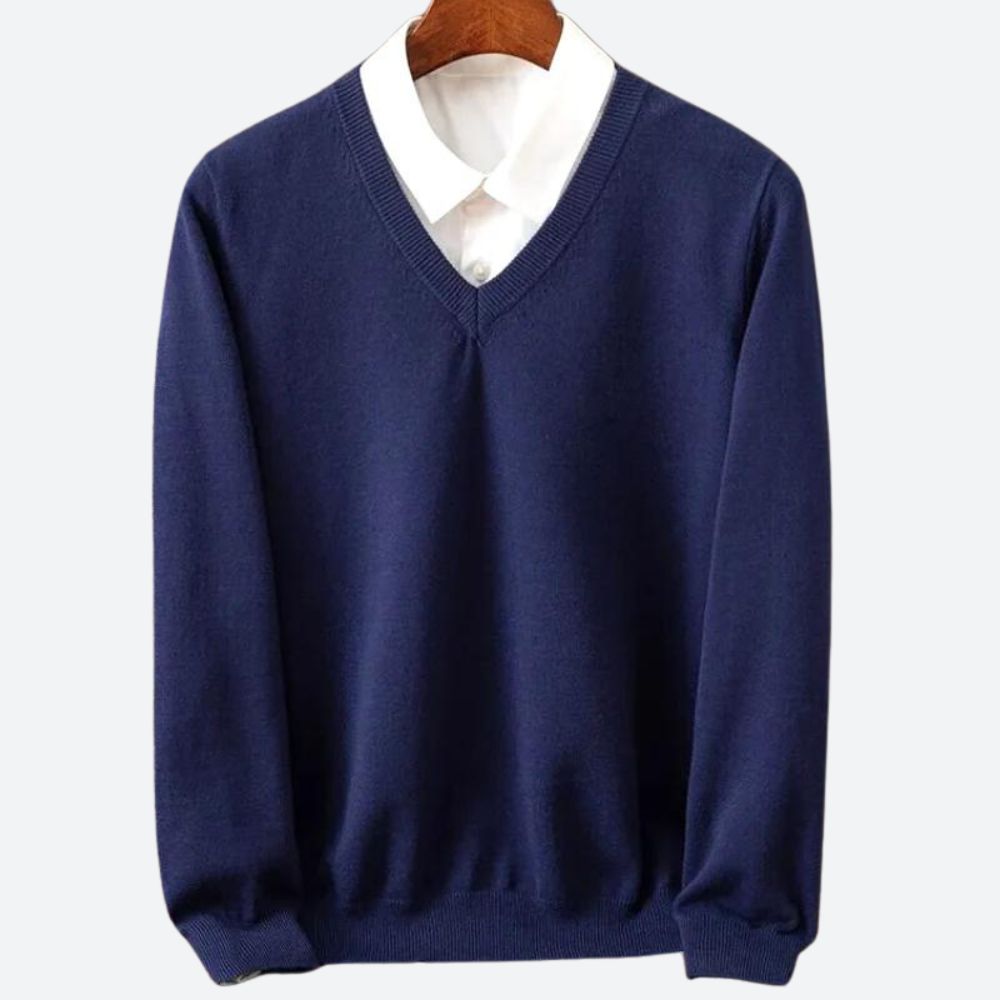 Pull chaud en cachemire pour hommes - Luxe et confort - Projet Paris - Parfait pour les journées fraîches