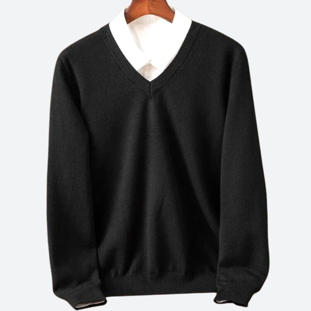 Pull chaud en cachemire pour hommes - Luxe et confort - Projet Paris - Parfait pour les journées fraîches