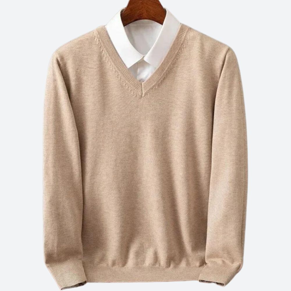 Pull chaud en cachemire pour hommes - Luxe et confort - Projet Paris - Parfait pour les journées fraîches