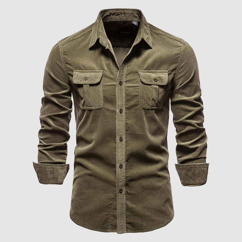 Chemise casual en coton pour homme – Projet Paris – Confort urbain et silhouette raffinée