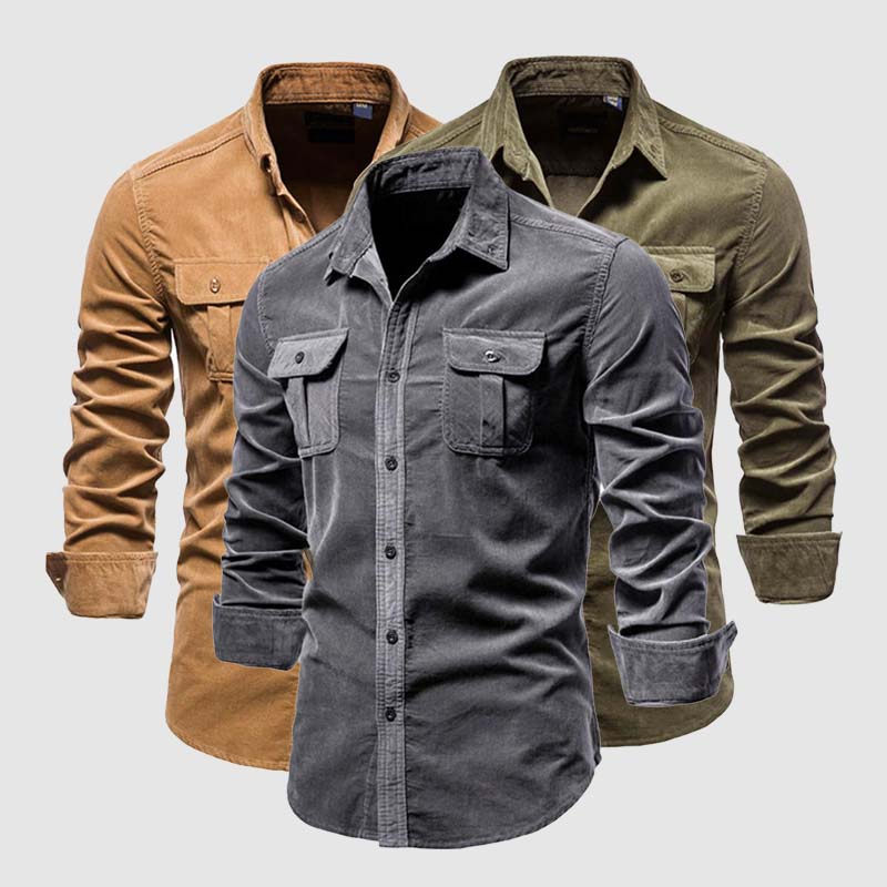 Chemise casual en coton pour homme – Projet Paris – Confort urbain et silhouette raffinée