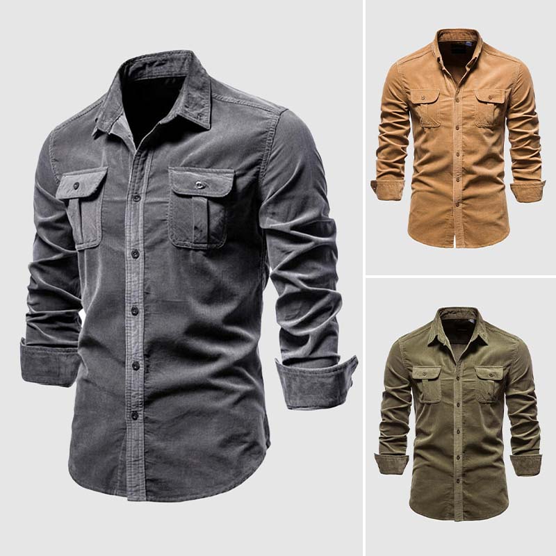 Chemise casual en coton pour homme – Projet Paris – Confort urbain et silhouette raffinée
