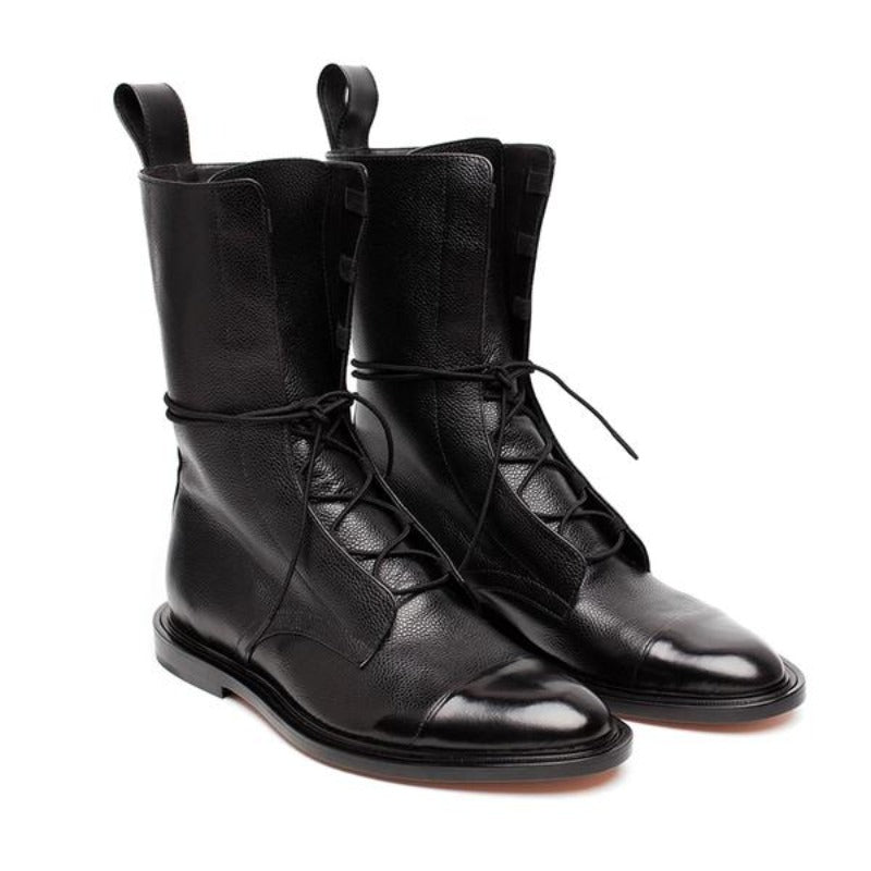 Bottes élégantes à lacets - Projet Paris - Confort et raffinement - Idéales pour l'automne et l'hiver