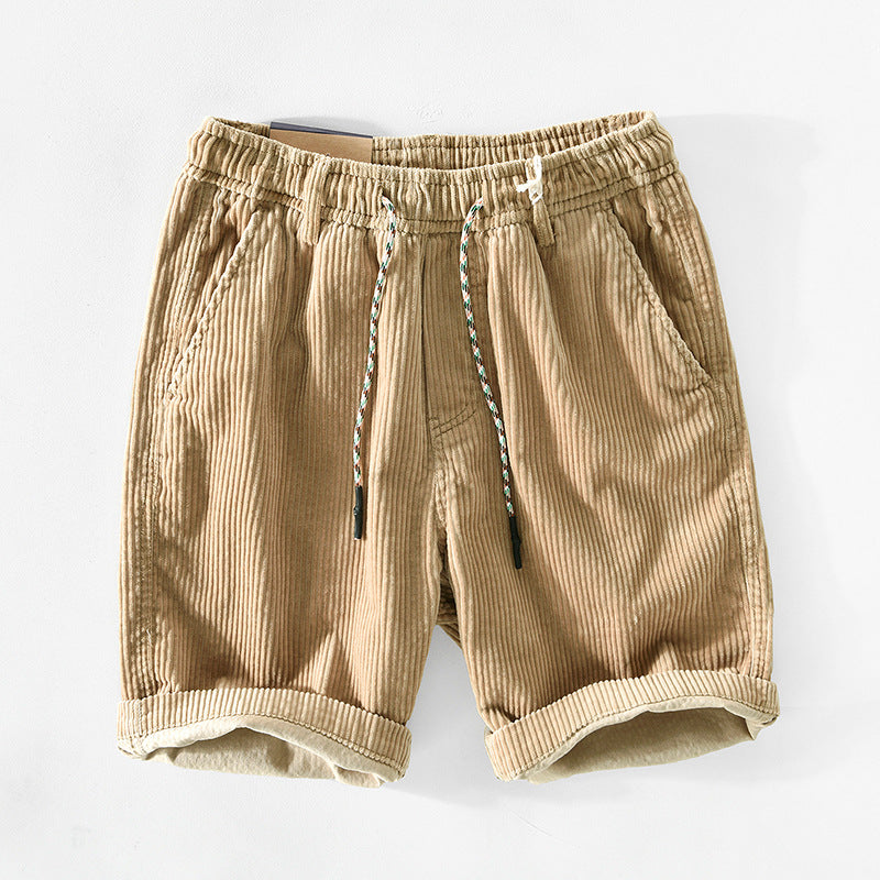 Short en velours côtelé pour homme – Projet Paris – Toucher luxueux et look vintage