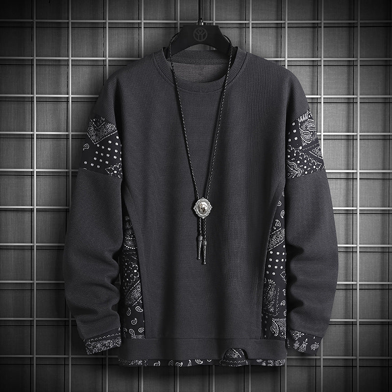 Pull à imprimé lettre - Style Décontracté - Projet Paris - Design graphique, Parfait pour un look moderne