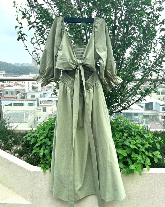 Robe à Manches Volantées Réversibles - Projet Paris - Polyvalente et élégante
