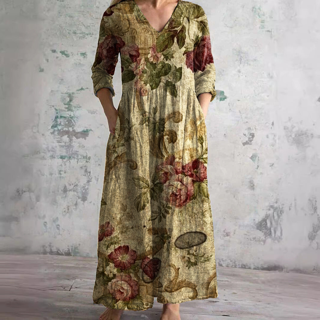 Floral Grace Dress - Projet Paris - Élégante Robe d'Été