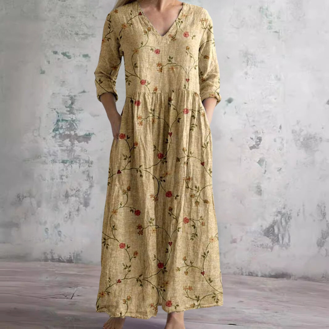 Floral Grace Dress - Projet Paris - Élégante Robe d'Été
