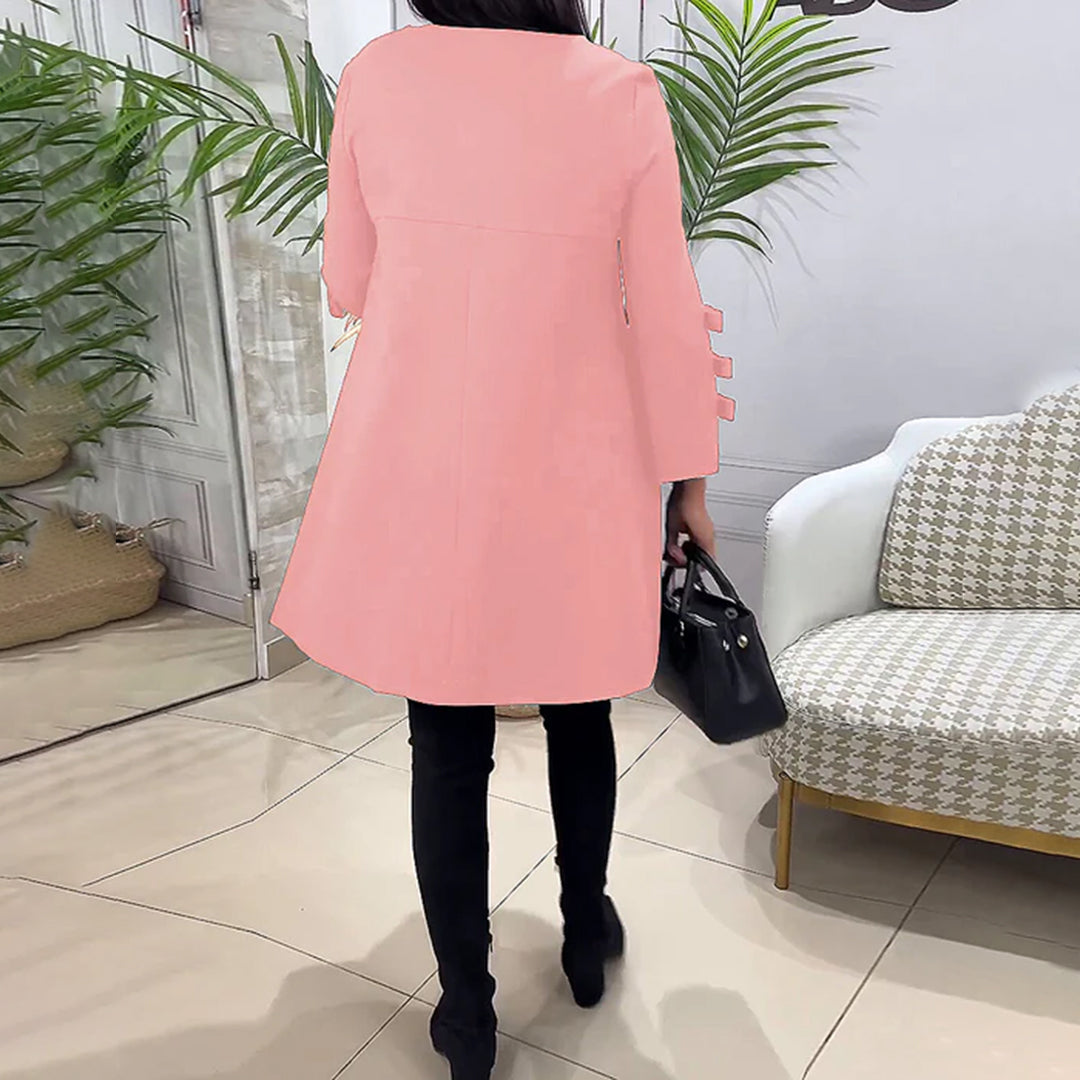 Robe décontractée à manches longues pour femmes - Confortable - Projet Paris - Look casual -