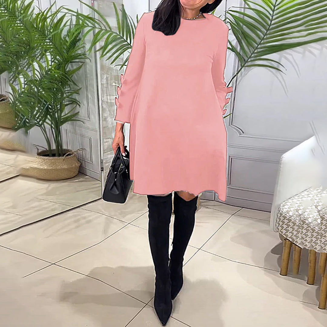 Robe décontractée à manches longues pour femmes - Confortable - Projet Paris - Look casual -