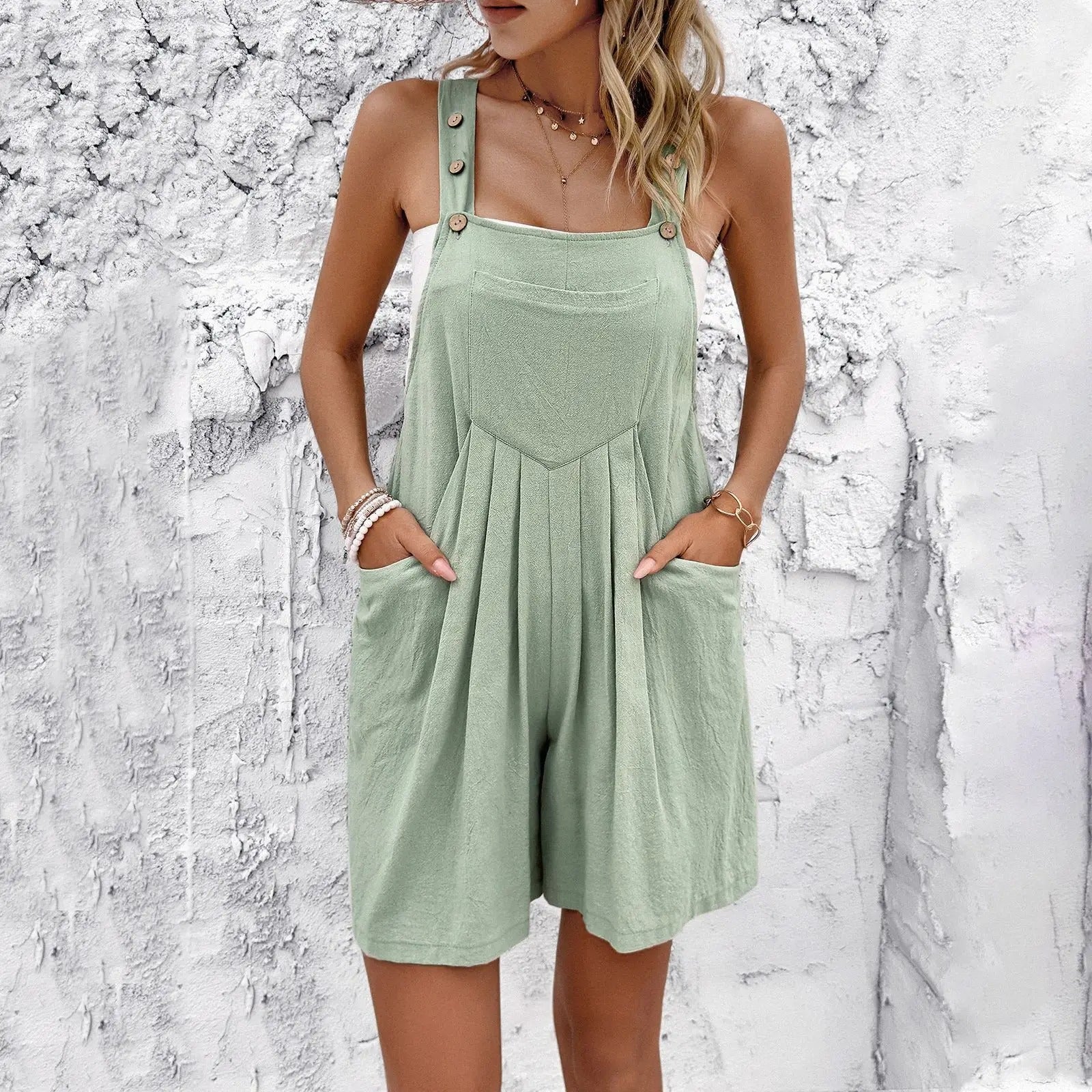 Playsuit Sans Manches pour l'Été - Robe – Projet Paris – Confort et fraîcheur