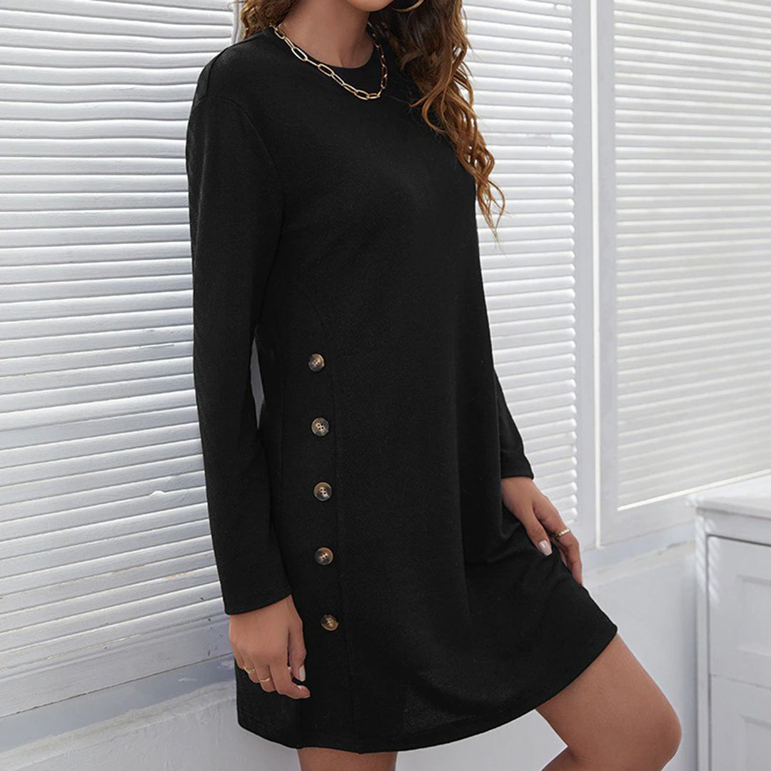 Robe à manches longues - Élégance intemporelle - Projet Paris - Adaptée à toutes les occasions