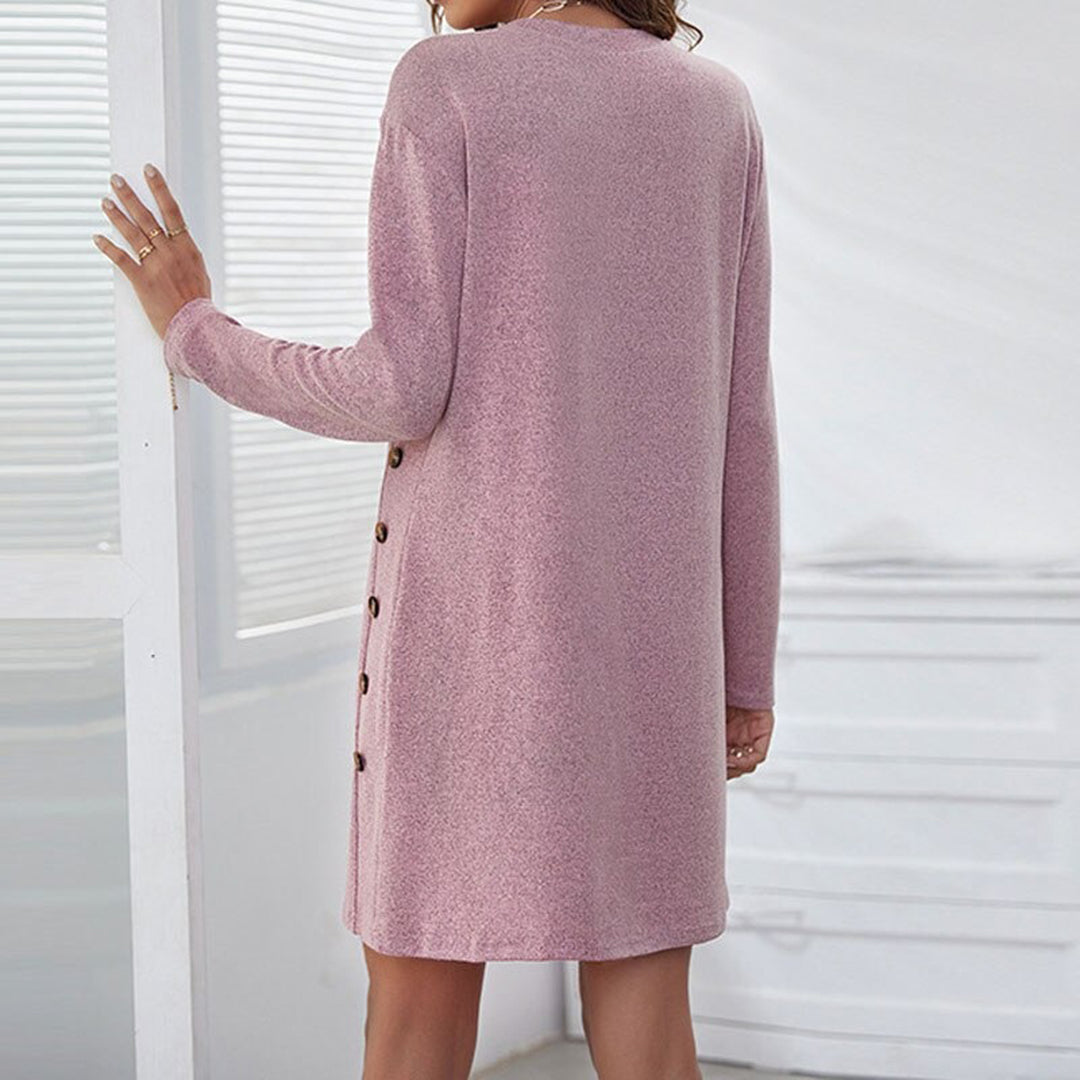 Robe à manches longues - Élégance intemporelle - Projet Paris - Adaptée à toutes les occasions