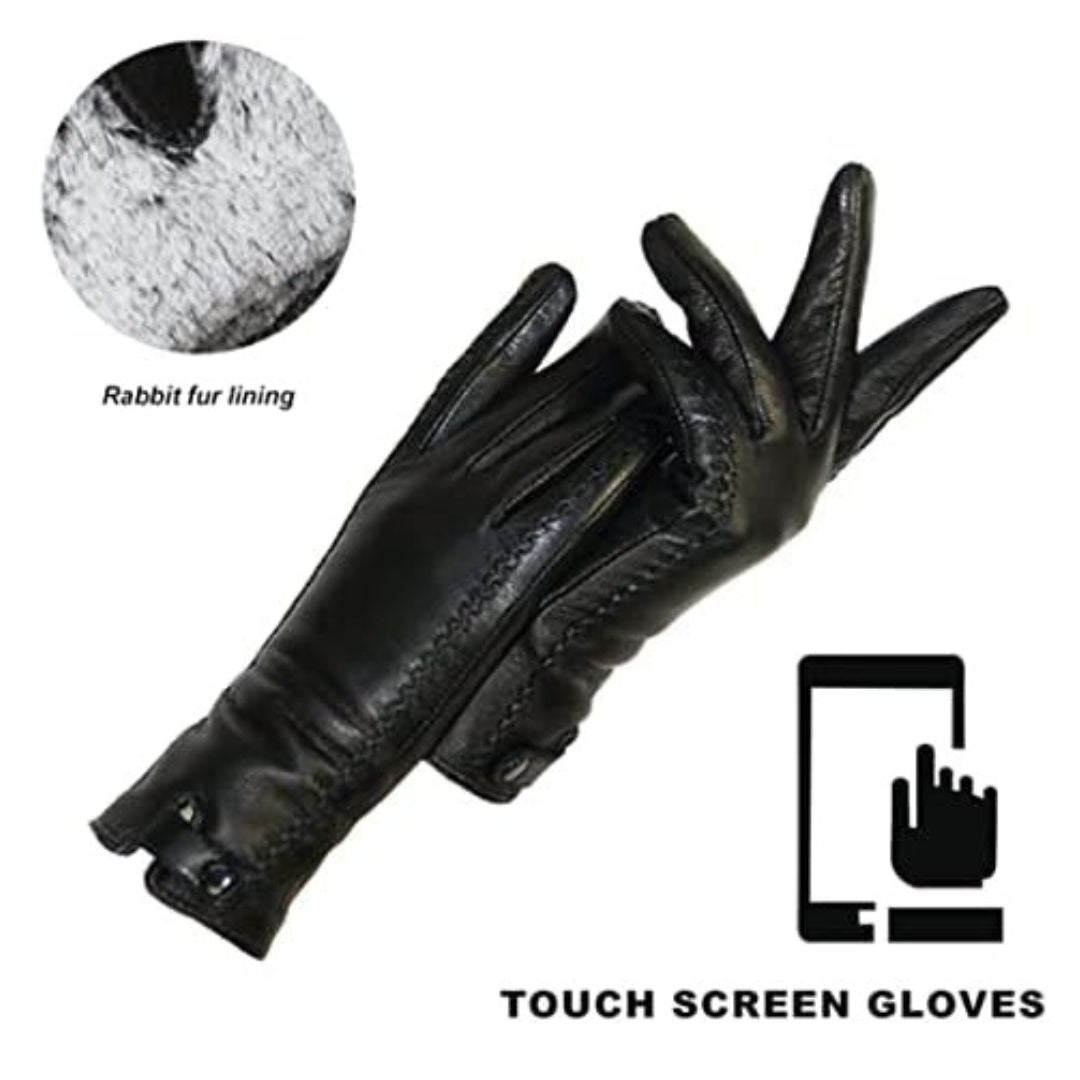 Gants en cuir Kristy - Vintage et élégants - Projet Paris - Style raffiné
