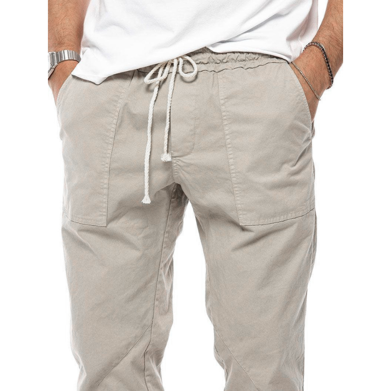Jogger en lin pour homme – Massimo – Élégance décontractée et confort aéré