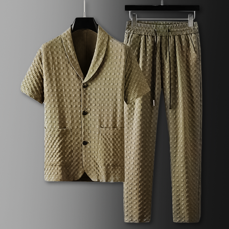 Ensemble détente homme – Style estival respirant – Projet Paris – Confort et légèreté