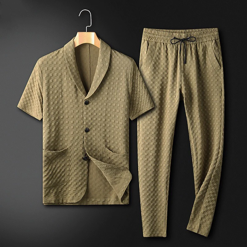Ensemble détente homme – Style estival respirant – Projet Paris – Confort et légèreté