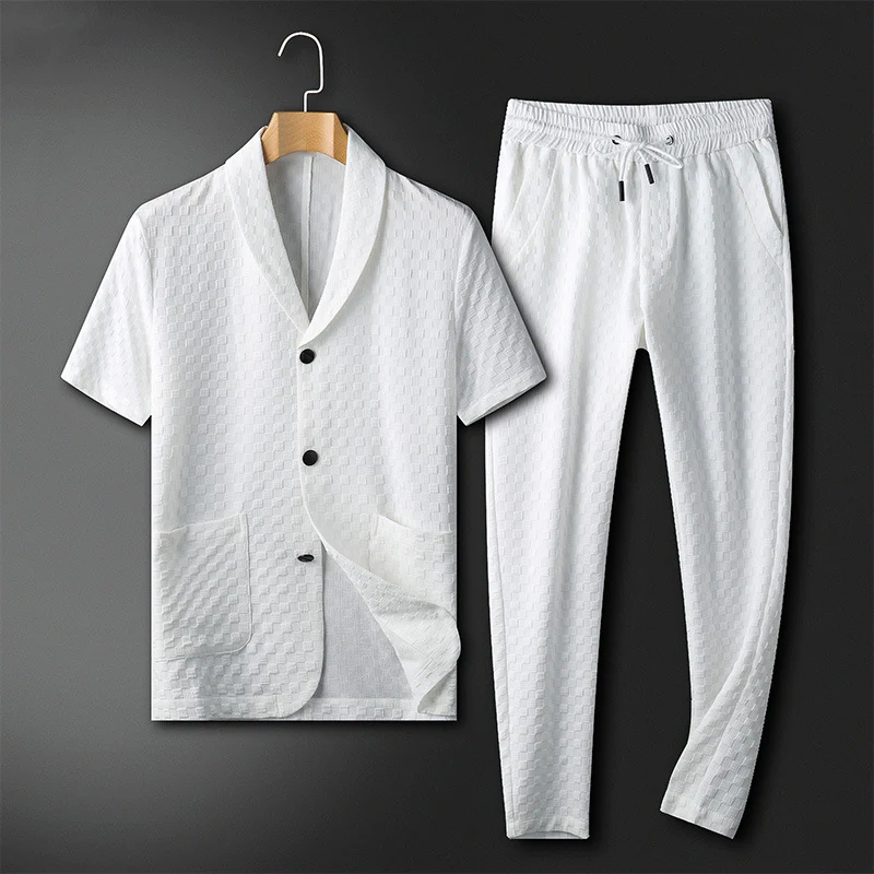 Ensemble détente homme – Style estival respirant – Projet Paris – Confort et légèreté
