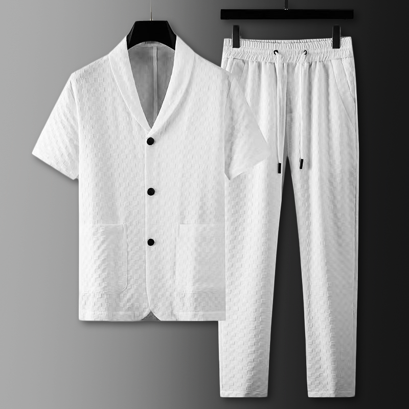 Ensemble détente homme – Style estival respirant – Projet Paris – Confort et légèreté