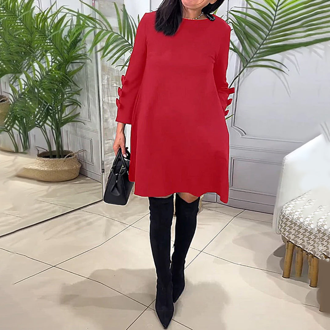 Robe décontractée à manches longues pour femmes - Confortable - Projet Paris - Look casual -