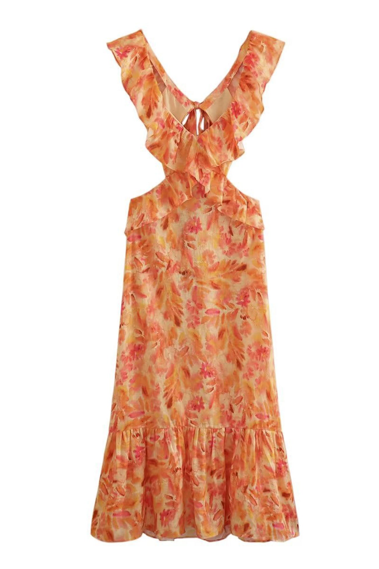 Robe à Volants Fleurie - Projet Paris - Look romantique - Parfaite pour un style bohème