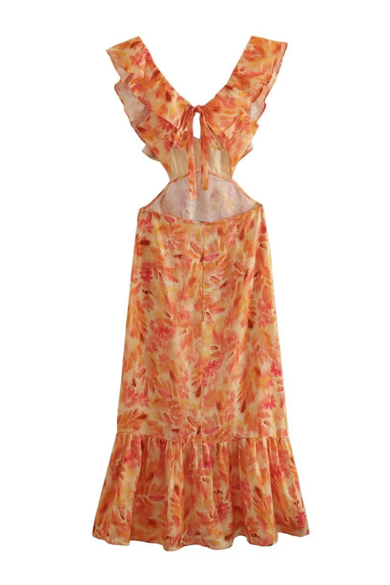 Robe à Volants Fleurie - Projet Paris - Look romantique - Parfaite pour un style bohème