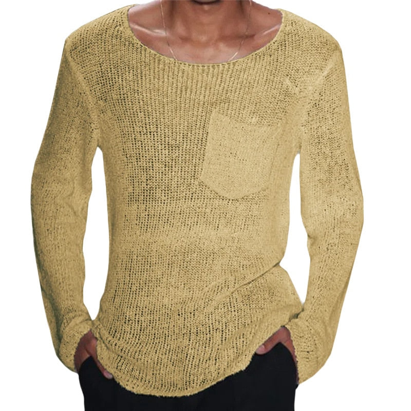 Chemise Tricotée pour Homme – Projet Paris – Style élégant et doux