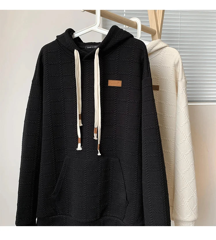 Hoodie oversize à carreaux SP1 - Style Décontracté - Projet Paris - Design cool, Parfait pour un look relax et tendance