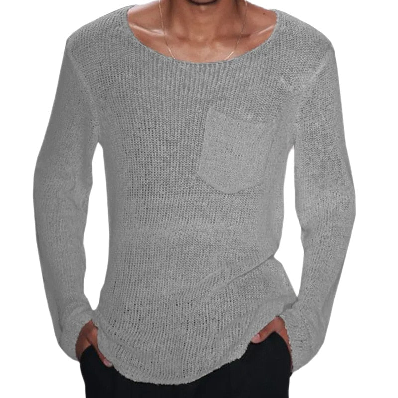 Chemise Tricotée pour Homme – Projet Paris – Style élégant et doux