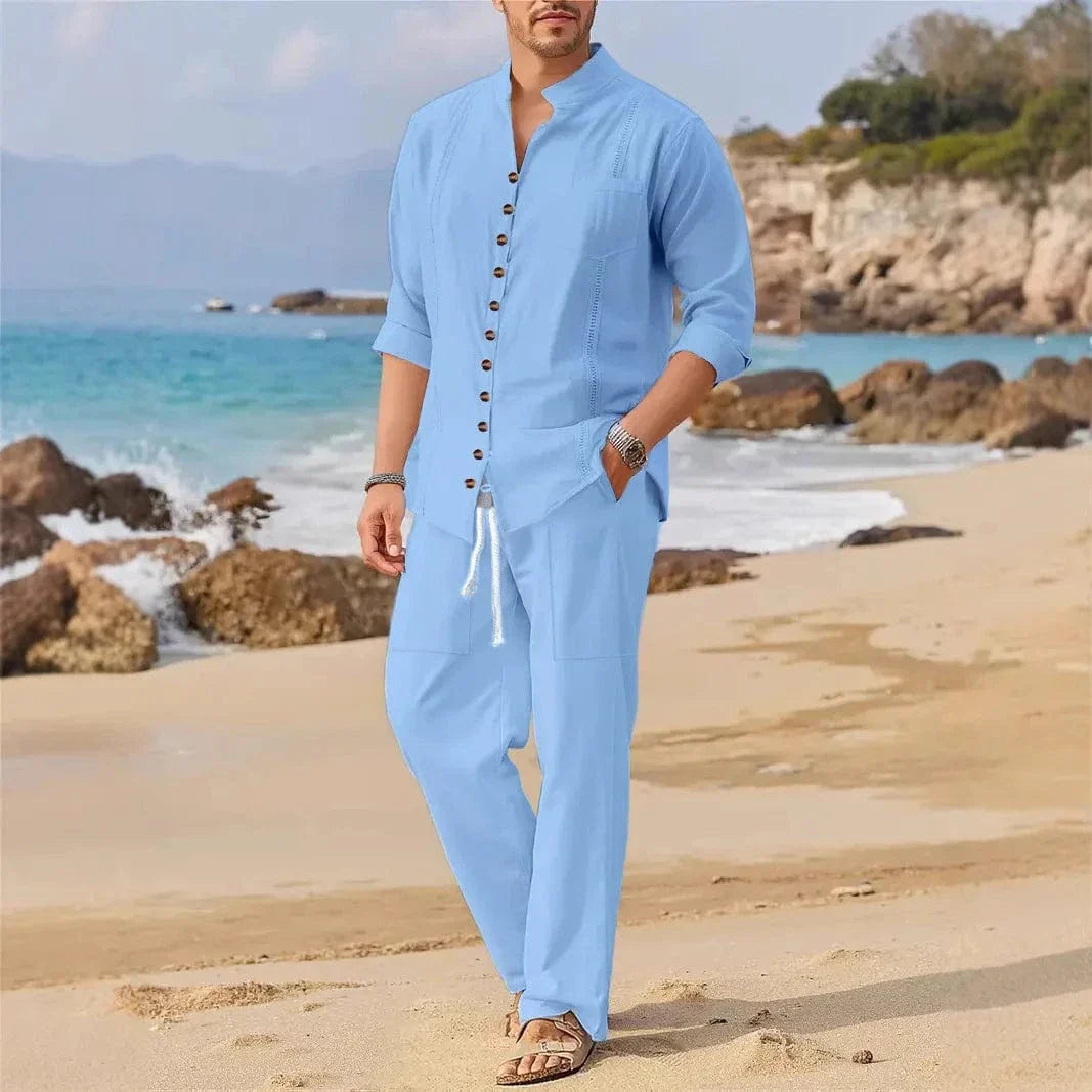 Ensemble lounge estival pour homme – Projet Paris – Détente et style à la cubaine
