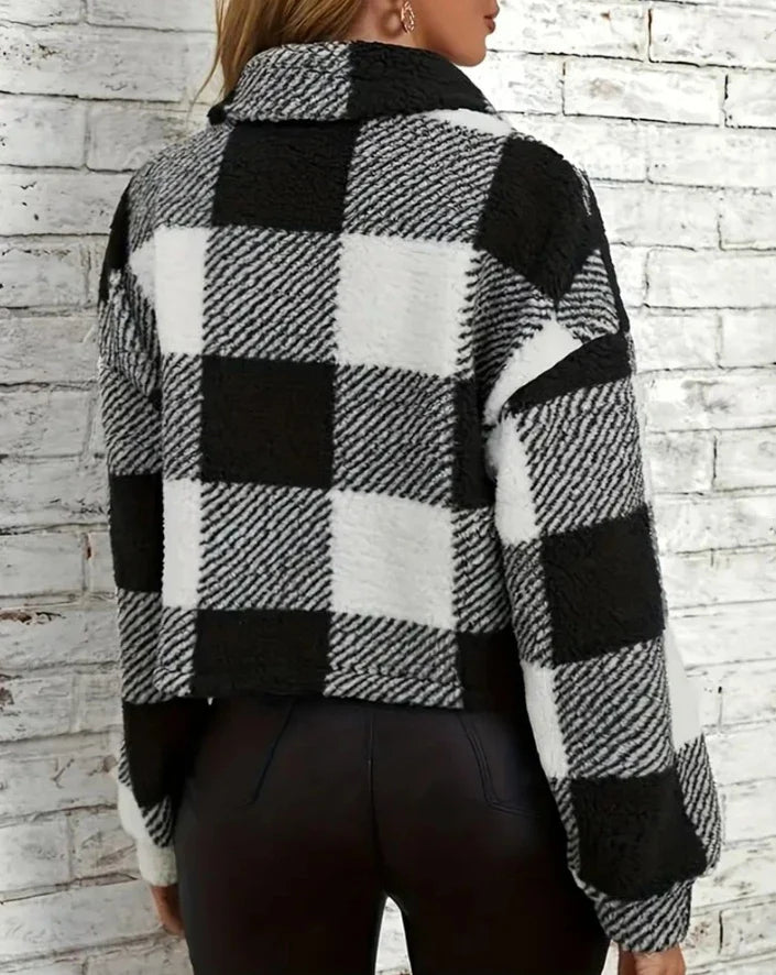 Veste automne cosy - Style intemporel - Projet Paris - Idéal pour la mi-saison