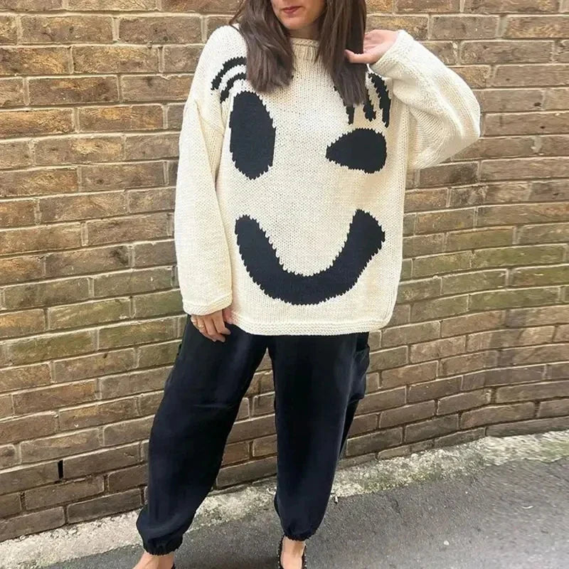 Pull boho oversized automne 2024 pour femmes - Projet Paris - Confort et style