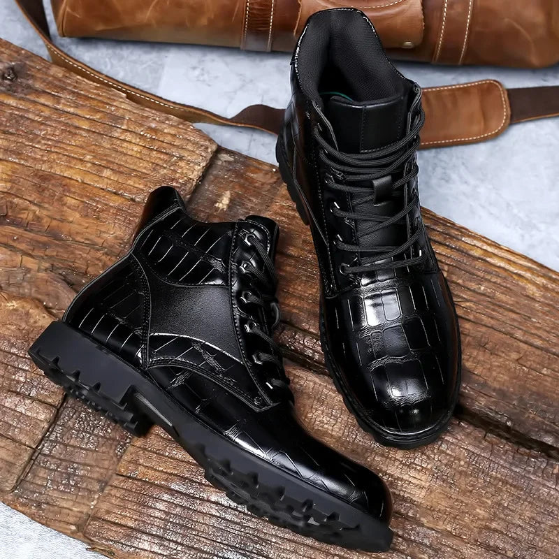 Bottes en Cuir de Haute Qualité - Élégantes et Confortables - Projet Paris - Durable et Tendance