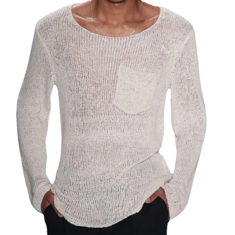Chemise Tricotée pour Homme – Projet Paris – Style élégant et doux