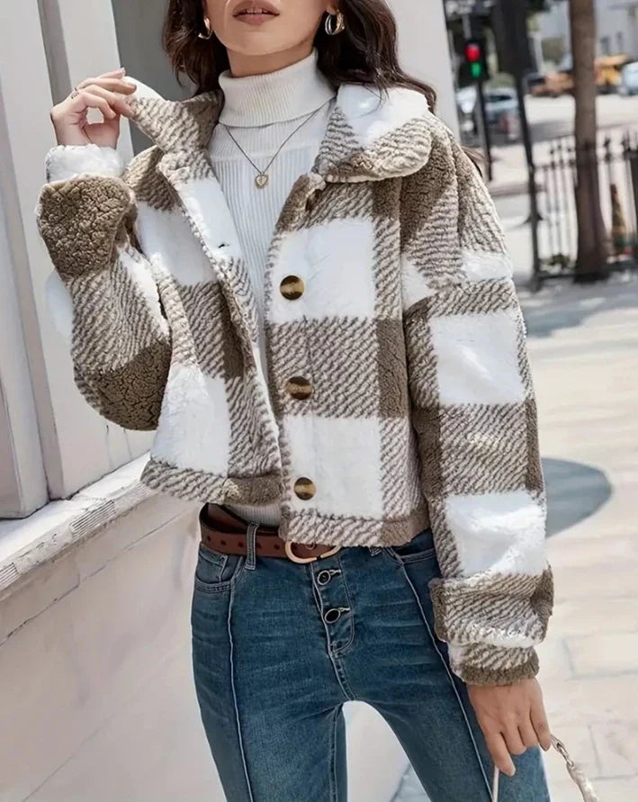 Veste automne cosy - Style intemporel - Projet Paris - Idéal pour la mi-saison