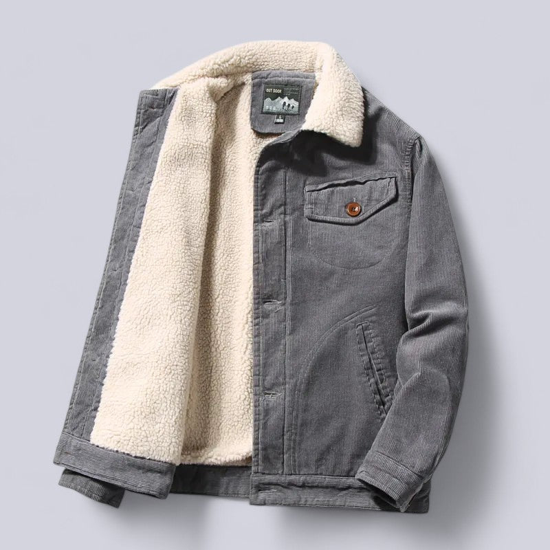 Veste en velours côtelé élégante - Projet Paris - Confort et chic - Idéale pour un look sophistiqué
