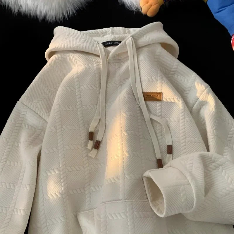 Hoodie oversize à carreaux SP1 - Style Décontracté - Projet Paris - Design cool, Parfait pour un look relax et tendance
