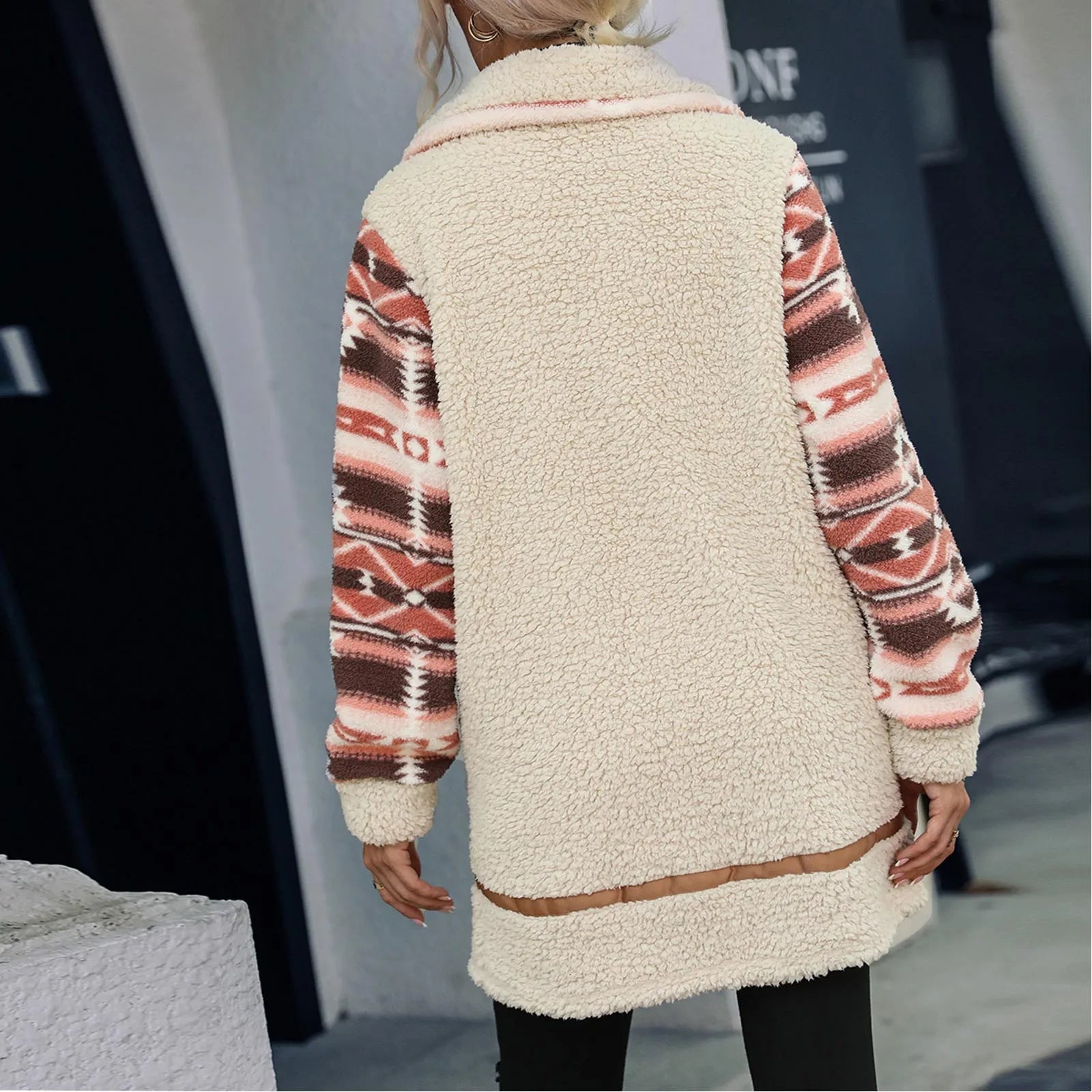 Manteau long en fleece - Douceur et chaleur - Projet Paris - Parfait pour l'hiver